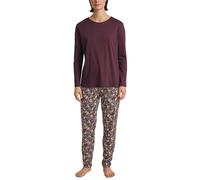 CALIDA African Dreams Pyjama, lang Damen, aus 100% Supima Baumwolle