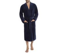 CALIDA After Shower Bademantel Herren dark blue 56