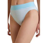 CALIDA Amalfi Journey Slip Damen, mit breitem Softbund, High Waist Cascade Blue 36-38