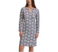 Calida Autumn Dreams Long Sleeve Nightdress Blau Muster Baumwolle X-Large Damen