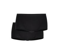 Calida Bodywear Panty Benefit Women Damen, klassisch geschnitten, Doppelpack, Schwarz XS