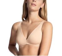CALIDA Natural Comfort Soft-BH, triangelform Damen, verstellbare Träger, bügellos, aus hochwertiger Baumwolle