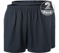 CALIDA Herren Boxershorts, 2er-Pack Benefit, blau, L darkblue