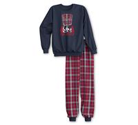 Calida - BOYS Pyjamas with cuff 479 dark sapphire - Gr. - 128