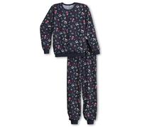 Calida - BOYS Pyjamas with cuff 480 saphir blue - Gr. - 128