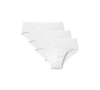 Calida 3P Natural Benefit Brief Weiß Baumwolle X-Large Herren
