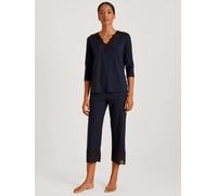 CALIDA Elegant Dreams 7/8-Pyjama Damen Dark Lapis Blue 40-42