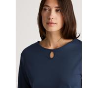Schlafanzug CALIDA "Sweet Dreams" Gr. XS (36/38), blau (peacoat blue) Damen Homewear-Sets (63902530-XS) peacoat blue