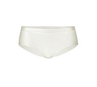 Calida Panty Cate Damen niedrig geschnitten mit Satinblenden Baumwolle alabaster creme Gr. L
