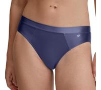 CALIDA Cate Slip Damen, mit Satin-Blende, besonders weich, femininer Look Cobalt Blue 40-42