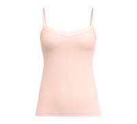 CALIDA Cate Spaghetti-Top Damen, mit Satin-Einsatz am Ausschnitt, verstellbare Träger