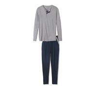 CALIDA Circular Night Pyjama lang Herren Gravel melé 46-48