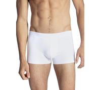 Boxer CALIDA, Herren, Gr. XL (56), weiß, Obermaterial: 92% Modal (TENCEL), 8% Elasthan, unifarben, körpernah, Unterhosen, mit perfektem Tragekomfort (69619820-XL) weiß