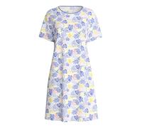 CALIDA Sleepshirt Coastal Dreams Kurzarm-Nachthemd 100% Baumwolle Damen Größe S