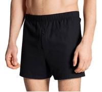 CALIDA Cotton Code Jersey-Boxershorts mit Eingriff Herren, mit stoffbezogenem Gummizugbund