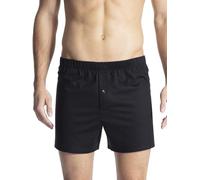 CALIDA Herren Jersey Boxershorts, 3er Pack - Cotton Code, einfarbig, 100% Baumwolle Schwarz XL