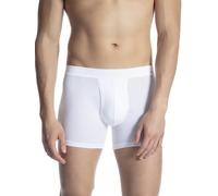 CALIDA Cotton Code Boxershorts Herren, mit stoffüberzogenem Gummibund, mit Eingriff Weiss 56
