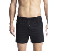CALIDA Herren Jersey Boxershorts - Cotton Code, einfarbig, 100% Baumwolle Calida Herren M (50) Schwarz