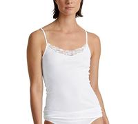 CALIDA Cotton Desire Spaghetti-Top Damen, aus 100% Baumwolle, Feinripp, ohne Seitennähte und saumfrei