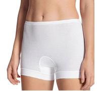 Calida Damen Cotton 2:2 Hose Panties, Weiß, 46 EU