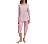 CALIDA Cotton Special 3/4-Pyjama Damen, aus 100% Baumwolle