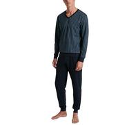 CALIDA Cotton Special Bündchen-Pyjama Herren, aus 100% Baumwolle
