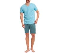 CALIDA Cotton Special Kurz-Pyjama Herren Retro Blue 56