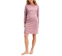 CALIDA Cotton Special Langarm-Nachthemd Damen, Länge 100cm, aus 100% Baumwolle Lilas 44-46