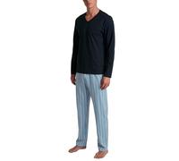 CALIDA Cotton Special Pyjama Herren Dolphin Blue 46-48