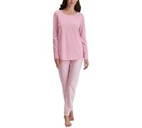 CALIDA Cotton Special Pyjama, lang Damen, aus 100% Baumwolle