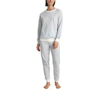 CALIDA Special Bündchen-Pyjama Damen, mit Rippbündchen an Ärmeln und Hose