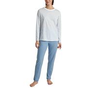 CALIDA Cotton Stripes Pyjama, lang Damen, aus 100% Baumwolle