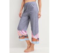 Calida Bodywear 7/8-Pyjamahose Sleep Over M&M Damen Folkstone Grey Gr. 36-38