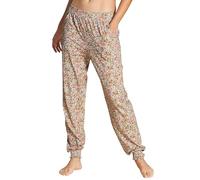 CALIDA Damen, Jogginghose, aus der Serie Favourites Blossom, in Star White, Pyjamahose, Sweatpants, aus 47% Baumwolle, 47% Modal