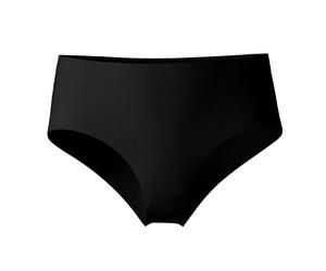 CALIDA Damen Midi-Slip - Natural Skin, Unterhose, einfarbig Schwarz M (44/46)