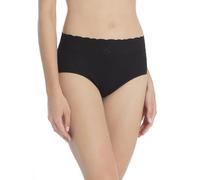 CALIDA Damen Midislip van lycrakant Taillenslip – Schwarz – Gr. L (48-50)