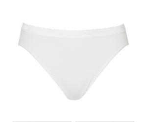 CALIDA Damen Minislip - Iconics, Brief, Baumwolle Weiß L (48/50)
