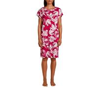 CALIDA Damen Nachthemd, aus der Serie Blooming Nights in rot, Nachthemd, Nachhaltig, 100% Baumwolle