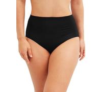 High-Waist-Slip CALIDA "Natural Skin", Damen, Gr. S (40/42), schwarz c2c, Interlock, Obermaterial: 83% Modal (TENCEL™), 17% Elasthan, körpernah, Unterhosen, mit hohem Bund, flache Abschlüsse, Interloc