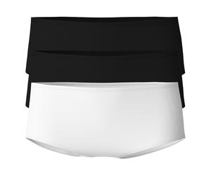 CALIDA Damen Panty 3er Pack - Essential Cotton, Low Cut, Jersey, einfarbig Calida Damen L (48/50) Mehrfarbig