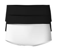 CALIDA Damen Panty 3er Pack - Essential Cotton, Low Cut, Jersey, einfarbig Calida Damen M (44/46) Mehrfarbig