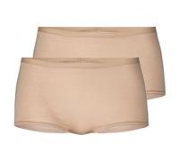 CALIDA Damen Panty-Slip 2er Pack - Natural Comfort, Regular Cut, einfarbig M Nude