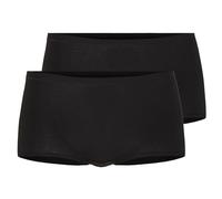 CALIDA Damen Panty-Slip 2er Pack - Natural Comfort, Regular Cut, einfarbig Schwarz XS (36/38)