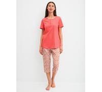 CALIDA - DAMEN Pyjama 3/4 rose of sharon - Gr. - M