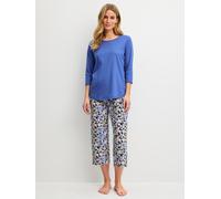 CALIDA - DAMEN Pyjama 7/8 deep cobalt - Gr. - S