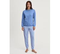 CALIDA - DAMEN Pyjama mit Bündchen hydrangea blue - Gr. - M