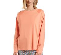 CALIDA Damen Shirt, aus der Serie Favourites in orange, Langarm, Rundhals, 95% Baumwolle