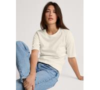 Calida T-Shirt Favourites Damen 100% hautfreundliche Baumwolle Weiß Gr. M