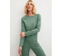 CALIDA - DAMEN Shirt langarm laurel green - Gr. - S