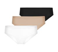 CALIDA Damen Slip 3er Pack - Natural Comfort, Regular Cut, einfarbig L Mehrfarbig